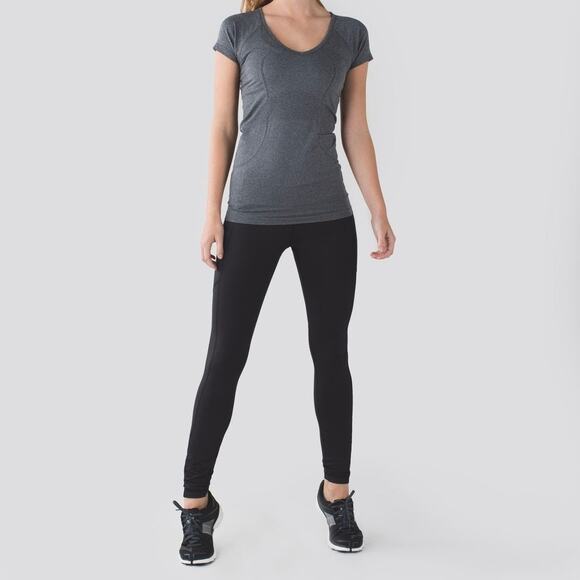 LULULEMON Speed Tight High Rise Mesh Leggings Black 4 - Picture 12 of 12